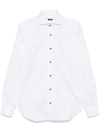 Barba Popeline overhemd - Wit