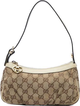 Gucci Pre-owned Gucci GG Canvas Lovely Heart Pochette Ladies 8A4R3B6AT5K5Y6RE