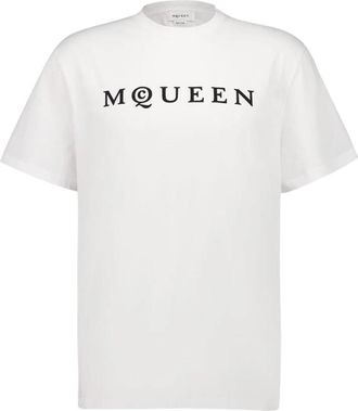 Alexander McQueen Mc Queen T-Shirt - Heren - T-shirts - Wit - L - Katoen - Tops