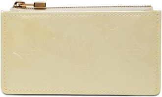 Louis Vuitton Pre-owned Pochette Cles - Dames - Vintage Accessoires - Wit - ONE Size - Leer - Vintage