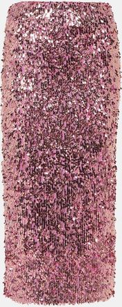 Rotate Sequined pencil skirt