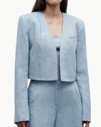 TWP Drink At Costes Jacket In Light Indigo