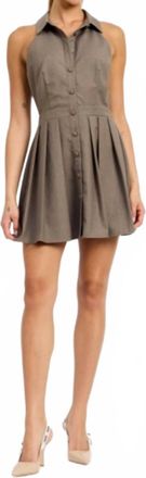 En Saison Mirabella Mini Dress In Toast