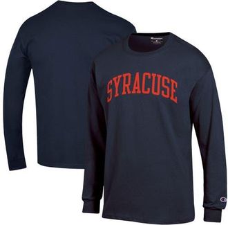 Champion Mens Champion Navy Syracuse Orange Basic Arch Long Sleeve T-Shirt at Nordstrom, Size Xx-Large