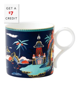 Wedgwood Wonderlust Blue Pagoda Mugwith $7 Credit
