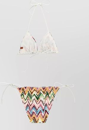 Missoni zigzag lace bikini