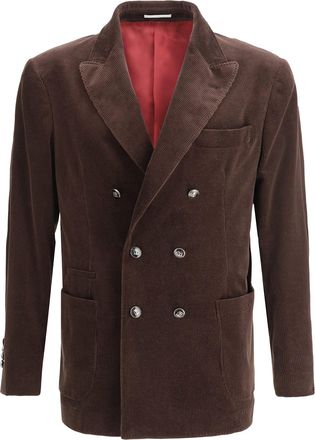 Brunello Cucinelli Velvet Blazer Jacket