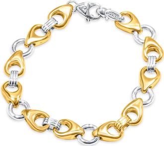 Pompeii3 Mens Link 14k Gold (51gram) or Platinum (82gram) 11mm Bracelet 8.5