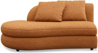 Castlery Fable Left Chaise Customized, Performance Boucle, Rust, Spill Resistant, Ultra Deep Seats for Castlery Chairs