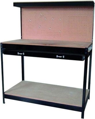 Vigor Banchi Lavoro Acciaio Con Cassetto 120X60X150
