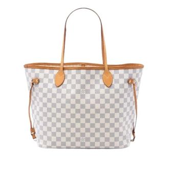 Louis Vuitton Pre-owned Tote Bags, female, White, Size: ONE SIZE Pre-owned Neverfull MM