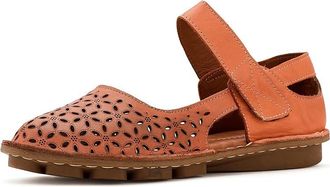 Spring Step Canoya Womens Dress Flat Shoes Coral : EU 42 (US Womens 10.5-11) M, Leather