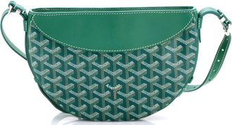 Goyard Hirondelle Shoulder Bag Coated Canvas and Leather