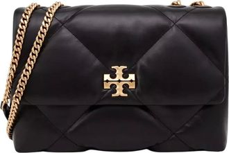 Tory Burch Tassen, Dames, Zwart, ONE Size, Leer, Kira Diamond Quilt Schoudertas