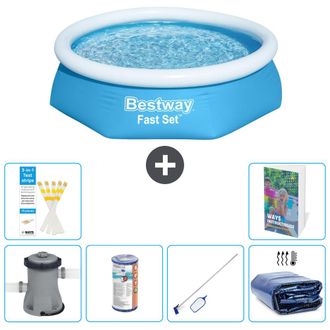 Bestway Piscina Bestway Fast Set Redonda - 244x61 Cm - 7-piezas S194