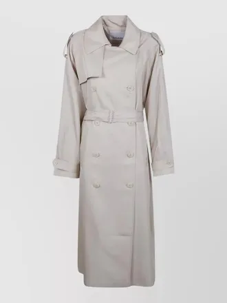 Frankie Shop veyron fluid trench coat belted waist