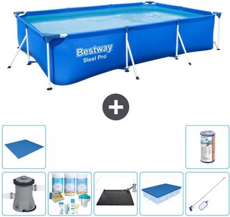 Bestway Piscina Bestway Steel Pro Rectangular - 300x201x66 Cm - 8-piezas S21560