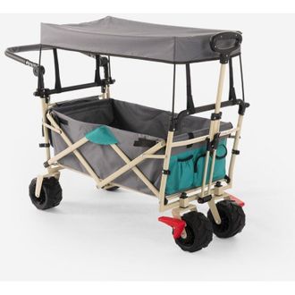 Stark Carrello portatutto spiaggia 4 ruote portata 100kg tettuccio Carly