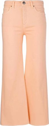 Kut from the Kloth Womens Meg High Rise Fab Ab Wide Leg Jeans In Sherbet