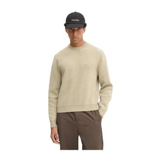 Nanushka Truien & Vesten, Heren, Groen, M, Wol, Ronde hals gebreide kleding