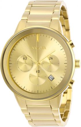 Invicta Specialty Chronograph Quartz Gold Dial Mens Watch 29481