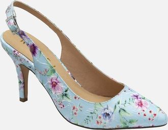 Ravel Womens Kavan Womens Court Shoes - Blue Floral Synth - Size: 3