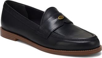 Franco Sarto Stellan Leather Loafer in Black at Nordstrom, Size 7.5