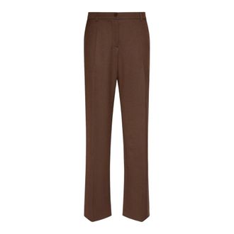 Elena Miro P079P0 Pantaloni dritti - - Trousers - Donna - Marrone - XL