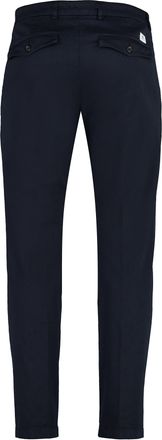 Department Five Mens Prince Chino Pants Blue Cotton Chinos