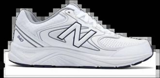 New Balance Mens 840 Leather Walking Shoe V2 In White