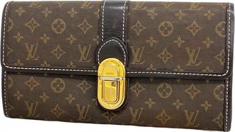 Louis Vuitton Fusain Long Wallet (Bi-Fold) (Pre-Owned)