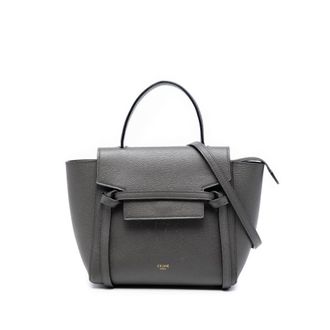 Celine Pre-owned Celine Nano Grained Calfskin Belt Bag Ladies UUNA0OPHKAO623MO