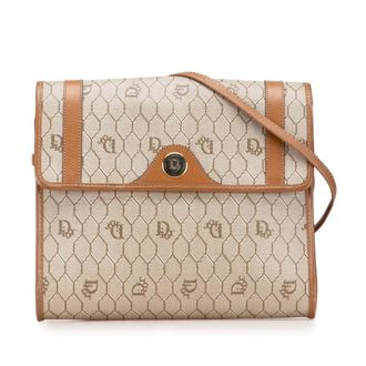 Dior Pre-owned Dior Honeycomb Coated Canvas Crossbody Ladies N5ZEEJ080LZKESNT
