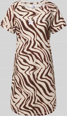 Louis & Louisa Nachthemd aus reiner Baumwolle Modell Wild und Wunderbar in Hellbraun, Gr&ouml;&szlig;e XXL