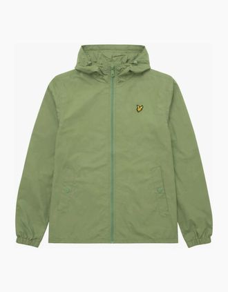 Lyle & Scott Mens Lyle & Scott Green Water Resistant Hooded Jacket - Size: Regular/40