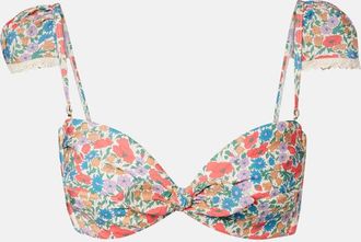 Montce Swim Cabana floral bikini top