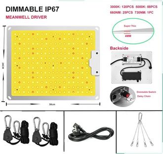 OEM L&aacute;mpara De Cultivo, Espectro Completo, Modos Regulables, 1000 W Mp