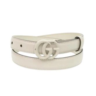Gucci Pre-owned Belts, female, Beige, Size: ONE SIZE Pre-owned Vintage Leather Belt