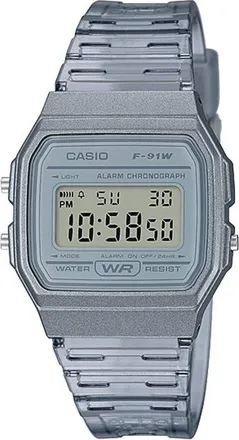 Casio Waterproof Sports Mens BlueGray Digital F-91WS-8DF