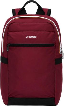 K-Way Mid Laon Rugzak - Heren - Rugzakken - Rood - ONE Size - Polyester - Tassen