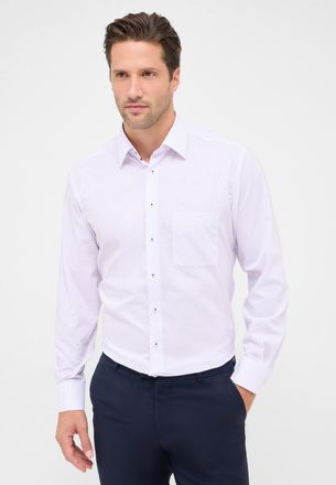Eterna Langarmhemd ETERNA MODERN FIT, Herren, Gr. 48, Normalgr&ouml;ssen, lavender, Popeline, 100% Baumwolle, tailliert, Manschette, Hemden Langarmhemd, NON IRON 