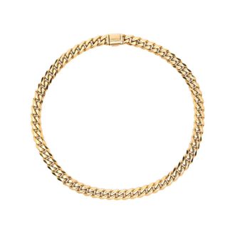 Darkai Necklaces, male, Yellow, Size: M Curb-Link Necklace