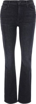Mother Black Bootcut Mid Rise Jeans