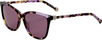 Carolina Herrera Womens CH0052S-0F0T-UR CH0052S 58 0F0T UR Sunglasses - Lilac - One Size