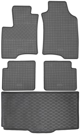 OEM Fiat Panda Hatchback Desde Marzo De 2012. Juego De Alfombrillas De Goma Para Coche Y Alfombrilla Para Maletero