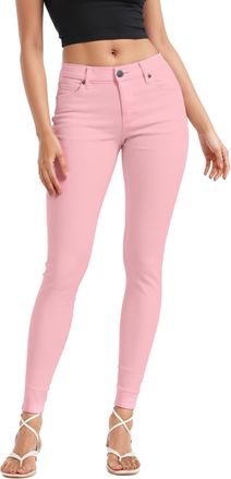 HyBrid & Company Womens Butt Lift Stretch Denim Jeans-P37366SKX-DUSTY ROSE-14