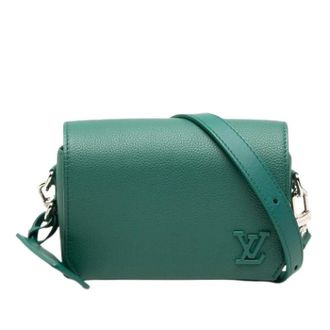 Louis Vuitton Pre-owned Fastline Wearable Wallet - Dames - Pre-owned - Groen - Maat: ONE Size Leer