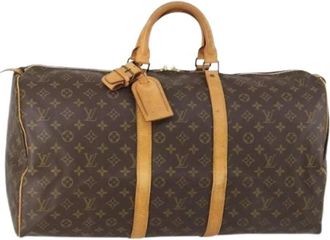 Louis Vuitton Pre-owned Weekend Bags, female, Brown, Size: ONE SIZE Pre-owned Weekend Bag