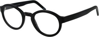 Andy Wolf Zwarte Ronde Optische Monturen - unisex - Brillen - Zwart - ONE Size - Wol - Accessoires
