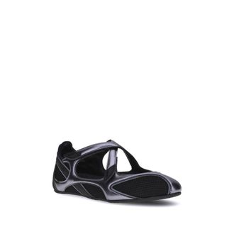 The Attico Nomad Ballet Flat - Black